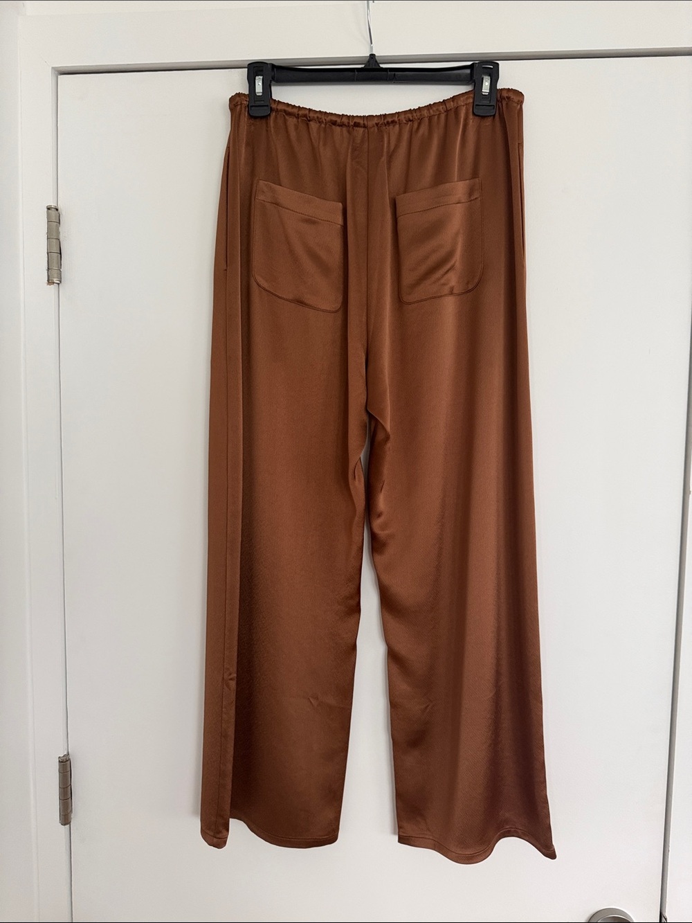 LESET Silky Drawstring Pants NWT - Henna - SZ S - Picture 3 of 5